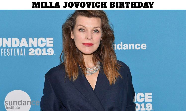 Milla Jovovich Birthday