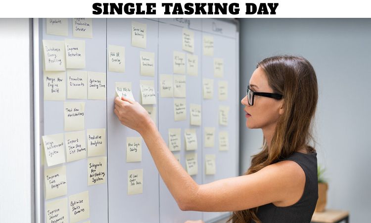 Single Tasking Day