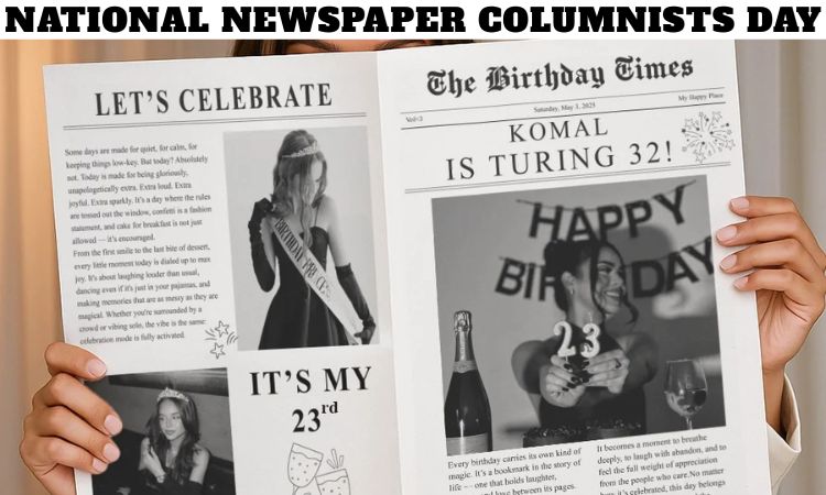 National Newspaper Columnists Day