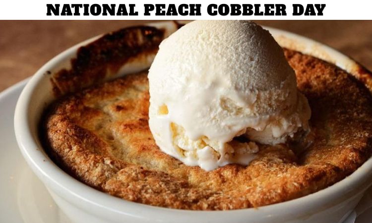 National Peach Cobbler Day