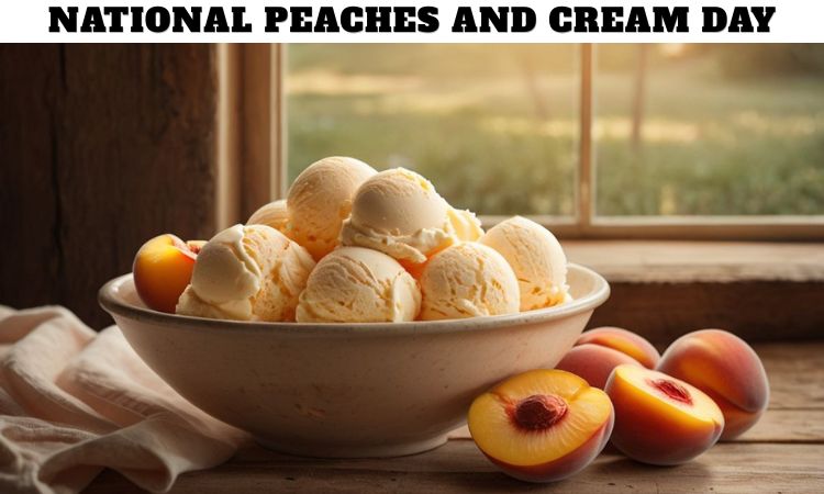 National Peaches and Cream Day