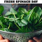 Fresh Spinach Day