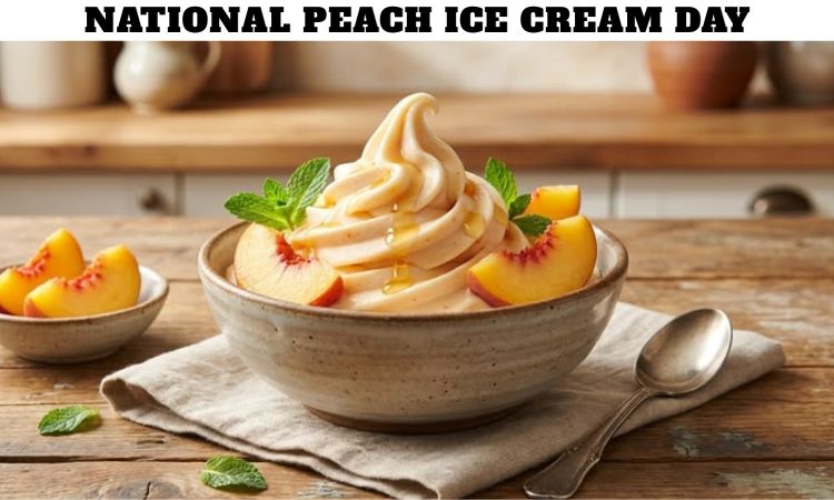 National Peach Ice Cream Day