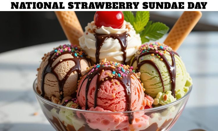 National Strawberry Sundae Day